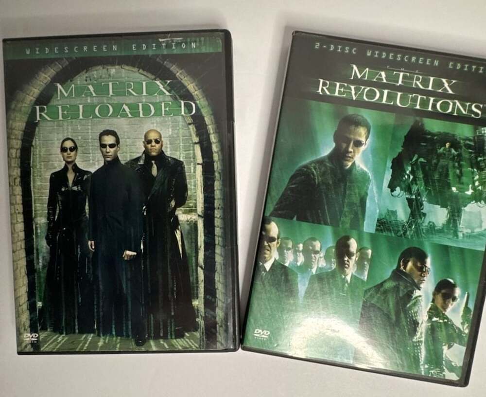 Warner Bros. The Matrix Reloaded and The Matrix Revolutions DVD Widescreen Facto